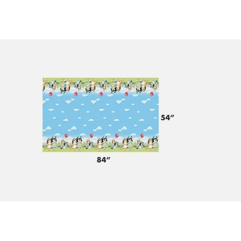 Bluey Plastic Table Covers Set of 2 Tablecovers 54 x‎ 84 NWT Dog Birthday Party